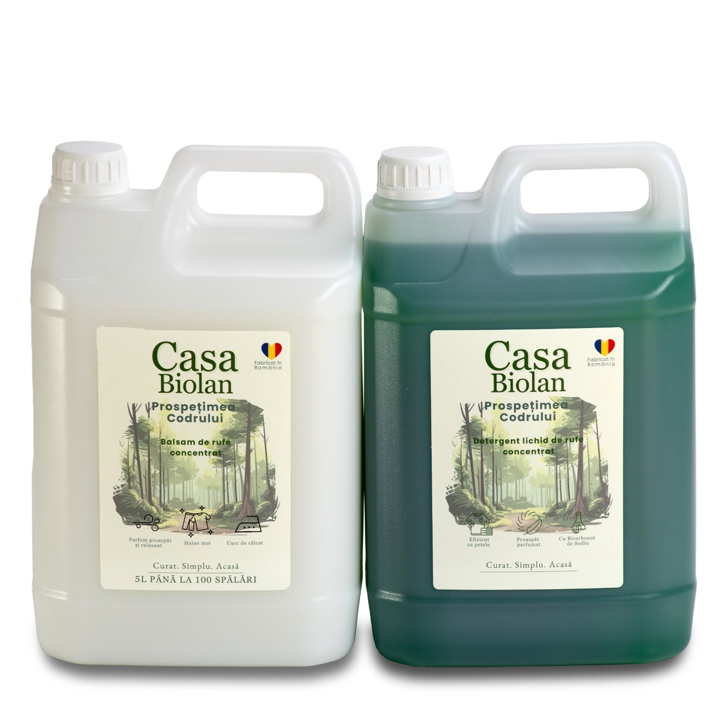 Set Prospețimea Codrului - Detergent 5L+Balsam 5L